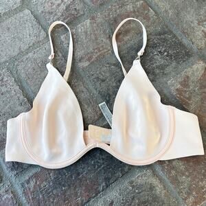 Free People Ari Underwire Bra in Mooncake (Pale Pink Color) Upturned V-Wire 36B